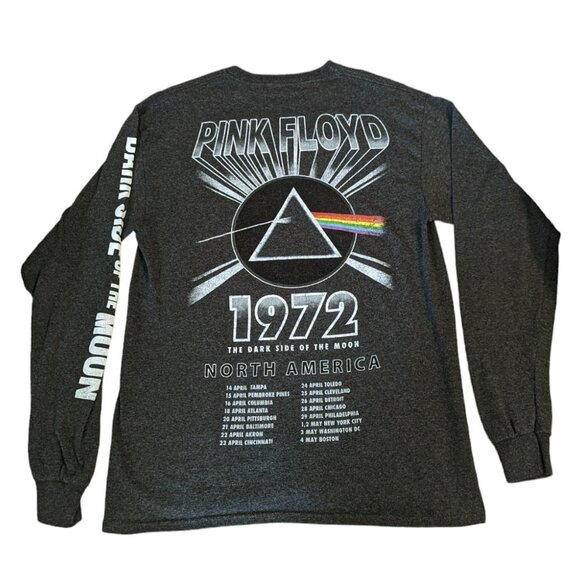 Pink Floyd Dark Side of the Moon Long Sleeve T- Shirt Concert Music Retro - Picture 2 of 6